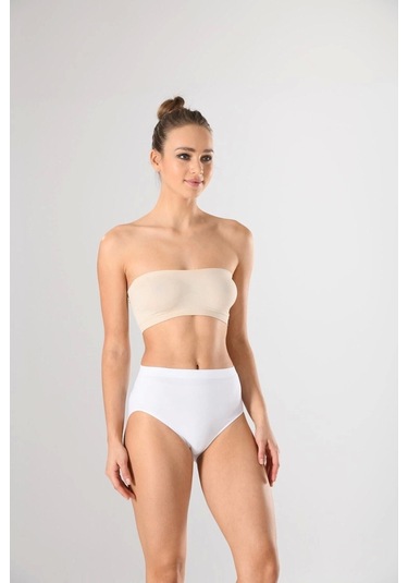 Miss Fit 1008 Bato Yüksel Bel Bayan Külot Beyaz
