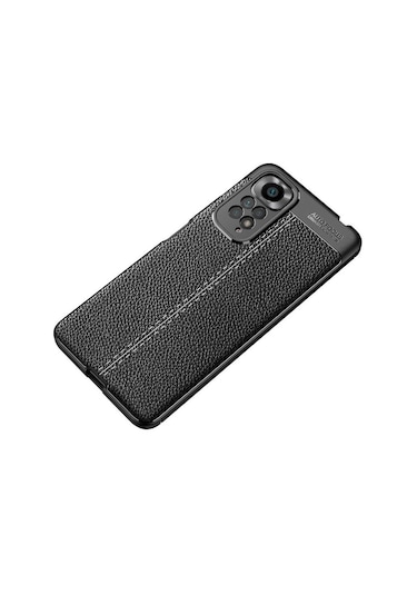 Apsuwa Xiaomi Redmi Note 12 Pro 4G Niss Deri Dokulu Silikon Kılıf