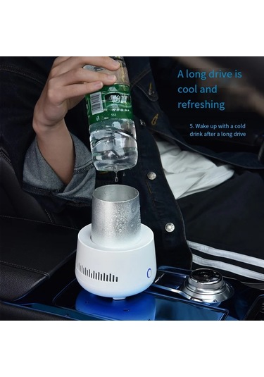 Usb Mini Buzdolabı İçecek Hızlı Soğutucu Kupası Bira Şişesi Can