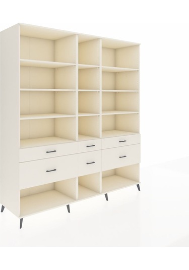 Kronos Dolap 12 Raflı 6 Çekmeceli 220x59x243 Aytaşı-aytaşı/aytaşı Aytası/aytası