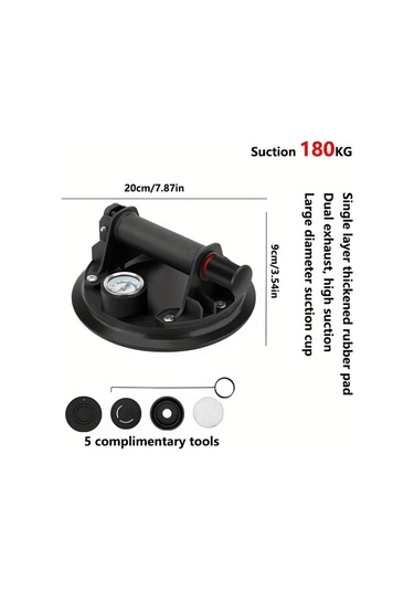 Xuweiwei Temel Havali Pompali Dayanikli Vakumlu Emme Kupa Cam Fayans Tasima Insaat Temizlik Ideal