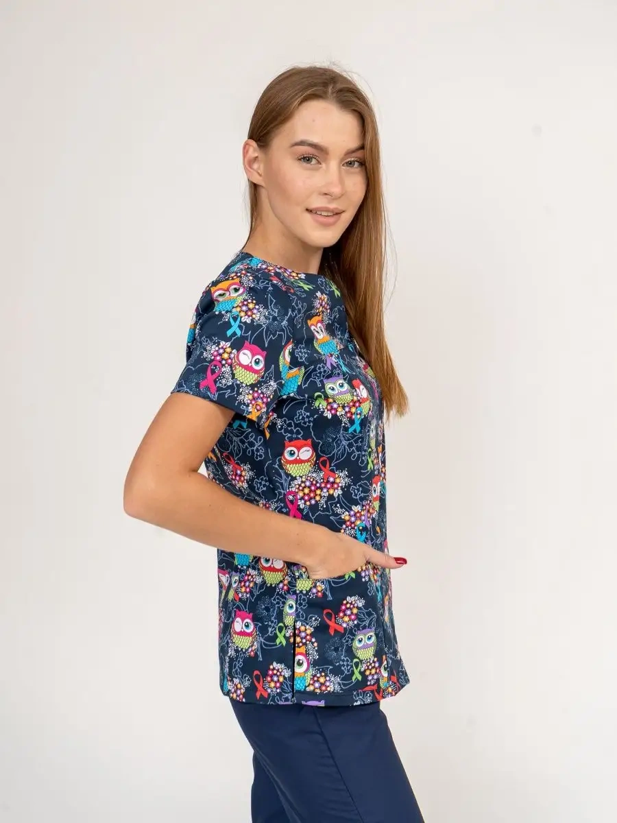 Medicina Plus Kadın Tıbbi Üniforması Bu Kullanışlı Ve Pratik Tasarım, Sağlık Çalışanları İçin Tasarlanmıştır. 12008396 Mavi