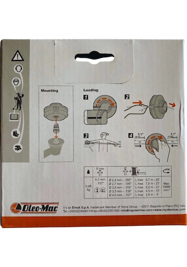 Oleo-mac Ew130 Dişi Tırpan Misina Başlığı Otomatik