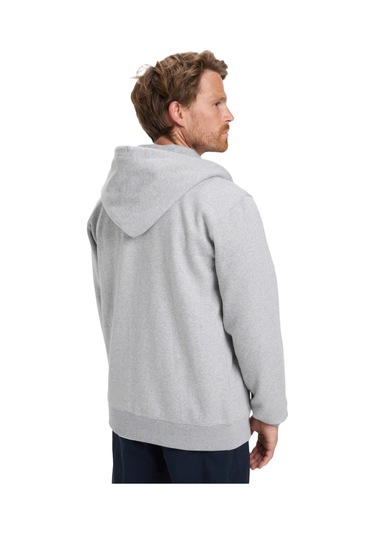 Quıksılver Zıp Hood Chest Logo 6494 Gri