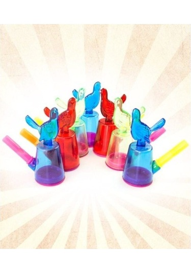 En Havalı Horoz Şeklinde Sulu Düdük Oyuncak 20 Adet Birden