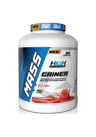 Mass Gainer 3600 Gr Hacim Kütle Kas Karbonhidrat Tozu Çilek Aromalı