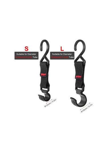 Pazly Taşınabilir Şekilli S Outdoor Nylon Kancası Kamp Geeroyoo Dayanıklı Boyut Asma Askısı 2 - Gl