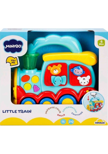 Sesli Ve Işıklı Küçük Tren Müzikli & Işıklı Bebek Oyuncağı, Hayvan Sesli Tren, Eğitim Oyuncağı