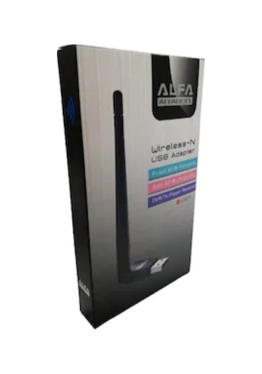 Bilgisayar Usb Kablosuz Wi-fi Adaptör Antenli Alfa