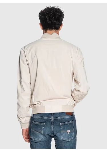 Guess M6rl09wj362 Stretch Packable Bom Erkek Ceket Krem