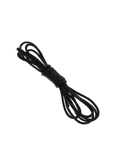 70 Cm Siyah Mumlu Klasik Ayakkabı Bağcığı Siyah