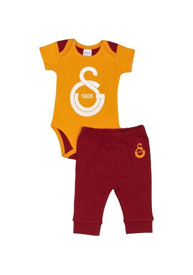 Galatasaray 5'Li Bebek Hastane Çıkışı Kişiye Özel Kutulu Beyaz