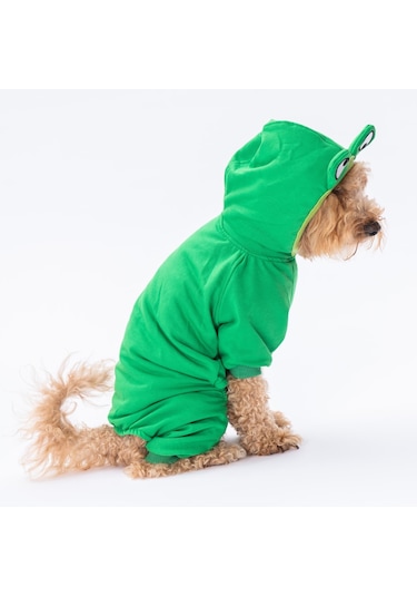 Pettrend Frog Kedi Köpek Tulumu Kedi Köpek Kıyafeti