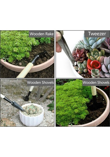 Teltree 21 Parça Çok Bitki Bahçe Aleti Seti: Toprak Gevirme, Köklendirme, Sulama, Budama İçin Pratik Ev/ofis/ Bahçe Aletleri