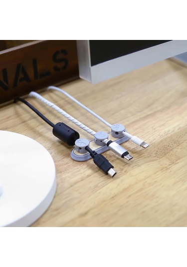 Xiyyadms Ahşap Kablolu Organizatör, Orman Ağacı, Masaüstü/ev/ofis Kablolarını Düzenleyici, Usb/şarj Kablosu Tutucu, Sıcaklıklı Tasarım