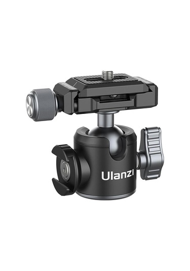 U-80l Arca Side Cold Shoe Ball Head Tripod Başlığı Siyah