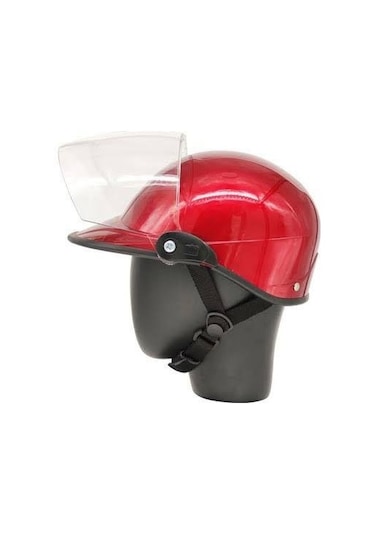 Agv Jokey Açık Motosiklet Kaskı Kırmızı
