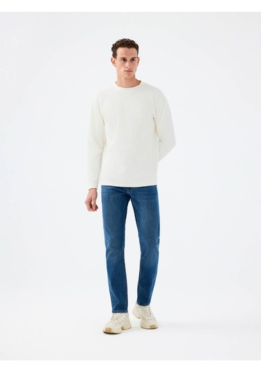 Loft Beyaz Erkek Sweatshirt Lf2037183 Beyaz