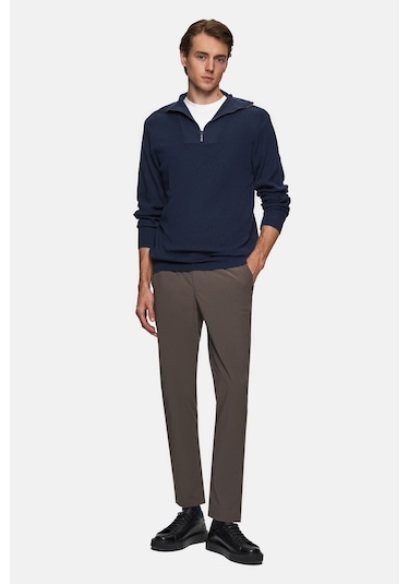 Twn Slim Fit Lacivert Düz Mont 2ec0735320350 Lacivert