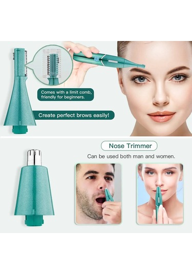 4'ü 1 Arada Samimi Alanlar Saç Kesimi Tıraş Makinesi Kadın