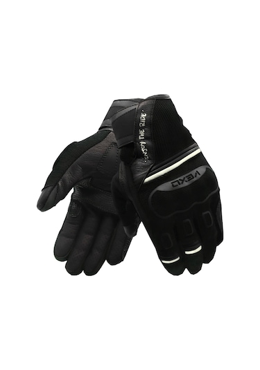 Vexo Leader Motosiklet Eldiveni Beyaz - Siyah