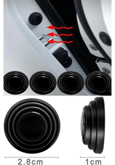 10 Adet Araba Kapı Ses Ve Gürültü Önleyici Conta Kaput Bagaj Darb N11.8612