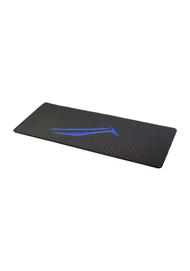 Mp-3070 300x700mm Gaming Mouse Pad Kaymaz Taban Dikişli Kenar Extended Desk Mat Klavye+mouse Mavi