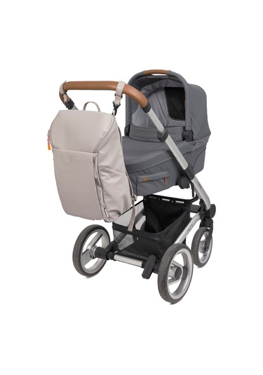 Lassig Slender Up Bebek Bakım Sırt Çantası Taupe Gri