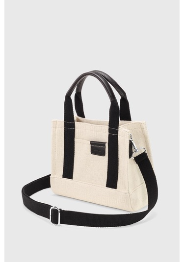 Housebags Kadın Soft Siyah Kanvas Tote Bag 232 Soft Siyah