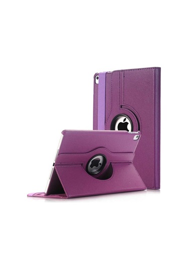 Kilifone - İpad Uyumlu İpad 9.7 2018 6.nesil - Kılıf 360 Dönebilen Stand Olabilen Koruyucu Tablet Kılıfı - Mor