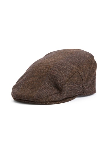 Barbour Deveron Tweed Kasket Br91 Coffee Bea Kahverengi