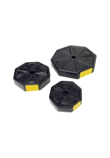 Tanspor 100 KG Halter Full Kısa + Uzun Düz + Z Bar Set-SARI