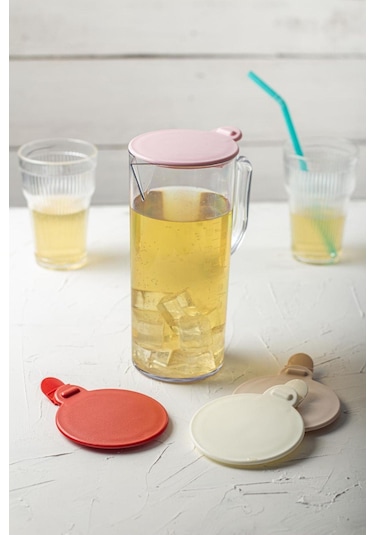 Akrilik Ölçekli 1 Lt Sürahi & Ölçü Kabı Buzdolabı Kapak Rafına Sığar