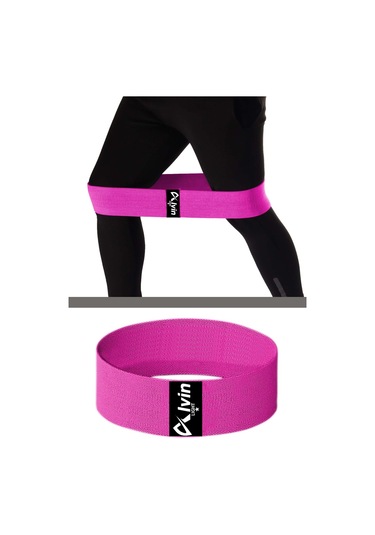 Yüksek Kaliteli Pamuklu Squat Bant - Hafif Ve Orta Sert Seçenekler, Dayanıklı Ve Konforlu Pembe