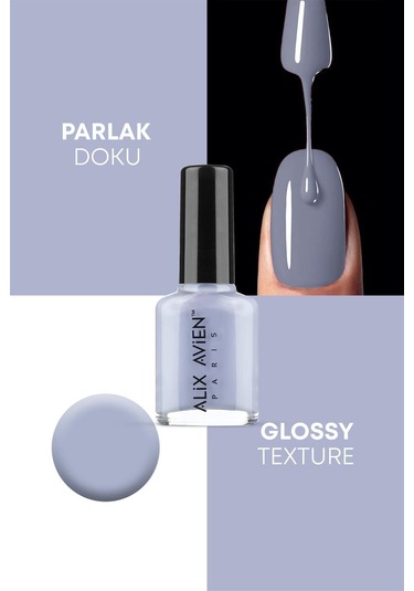 Alix Avien Lavanta Oje 72 Yüksek Pigmentli Uzun Süreli Kalıcılık Hızlı Kuruma Nail Lacquer 72