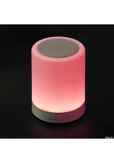 Platoon CL-671 Rengarenk Dokunmatik Gece Lambası Özellikli Bluetooth Hoparlör