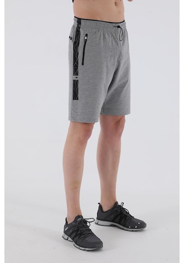 Maraton Sportswear Regular Erkek Basic Gri Melanj Şort 21042-gri Melanj Gri Melanj