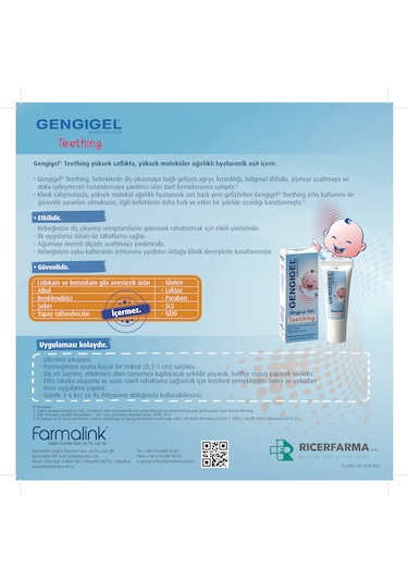 Gengigel Teething Jel Diş Çıkarma Jeli 20 Ml