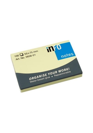 Post-it- Info Notes 50x75 Sarı 100yp