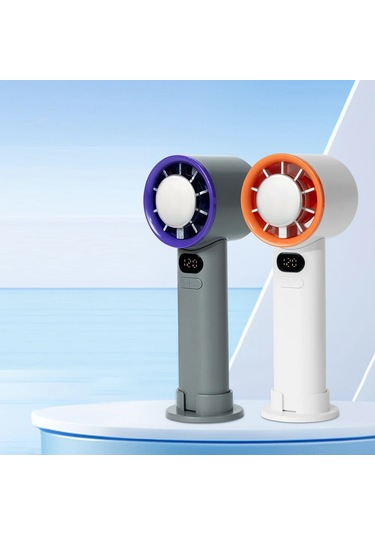 Yeni Mini El Fanı Taşınabilir Usb Şarj Edilebilir Elekikli Fanlar 120 Hızı B Whıte