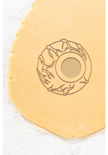 Göz Kurabiye Kalıbı, Hamur Şekillendirici Beyaz