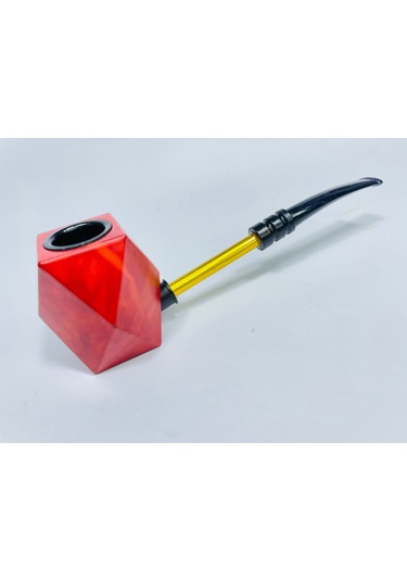 Alcan HG710 Ahşap Görünümlü Sert Akrilik Pipo 10 CM