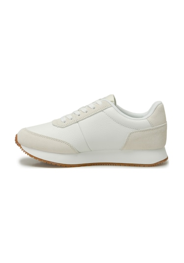 Calvin Klein Runner Laceup Low Mıx Mg Krem Kadın Sneaker Bej