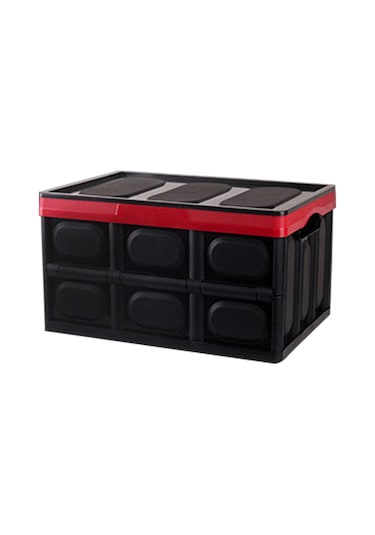 Xindoker Araba Bagajı Düzenleyici 30l Siyah Küçük Boy - Katlanabilir Abs Malzeme - Arabada Evde Kullanım Diğer