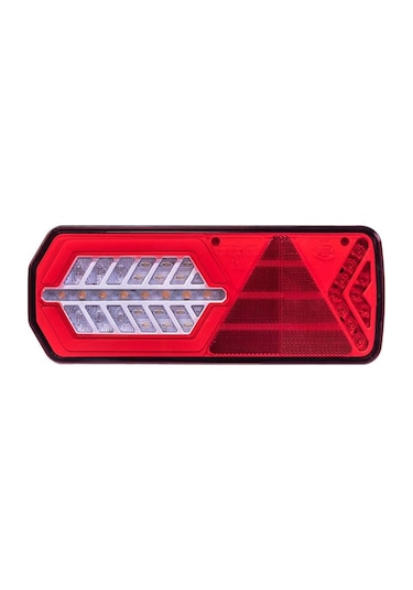 Dasterı 10v-30v Stop Lambası Neon Ledli-kayar Sinyalli 6 Fonksiyonlu 350 137 45 Mm E9 Sol