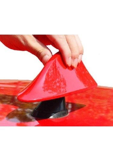 Otoaksesuarcınız Kırmızı Shark Köpekbalığı Balina Tavan Anteni Tam Fonksiyonlu