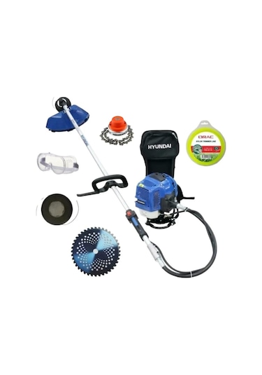 Hyundai HYX55S 2.3 Hp Benzinli Sırt Tırpan +  Aksesuar Seti