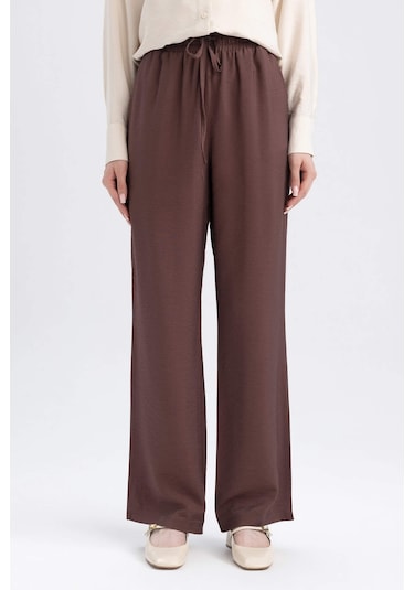 Defacto Relax Fit Pantolon B1548AX23HSBN166 Kahverengi