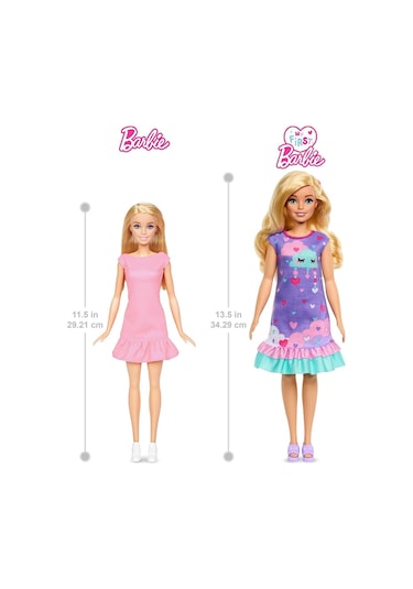 Barbie My First Barbie - İlk Barbie Bebeğim - Delüks Bebek HMM66