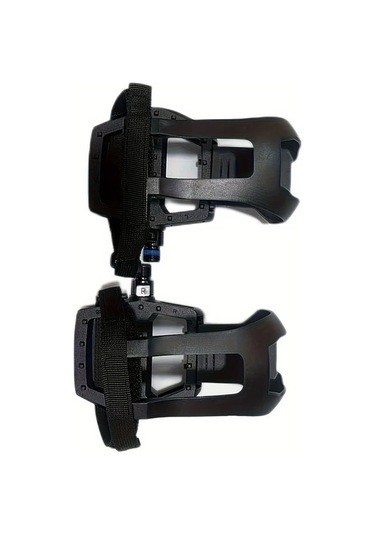 Dream011 Evde Kullanılan Siyah Alüminyum Alaşımlı Evrensel Egzersiz Bisikleti Pedal Seti Yedek Pedal